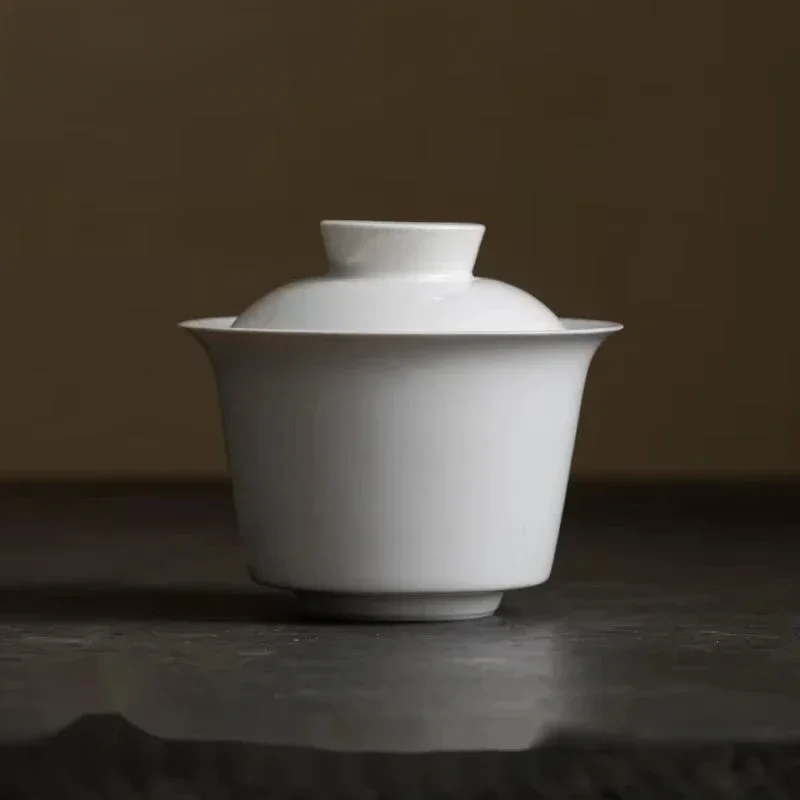 Japanese Plant Ash Cover Bowl Ancient Gaiwan Japanese Hand Grasping Bowl Tea Tureen Tea Maker Cover Bowl Tea Items Gift 140ml