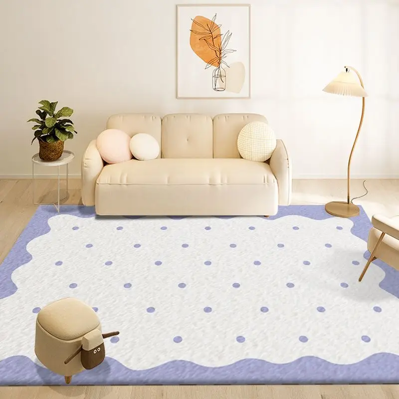 Imitation Lattice Rugs for Bedroom Modern Cloakroom Carpet Can Be Customized Carpets for Large Area Living Room Porch Door Mat