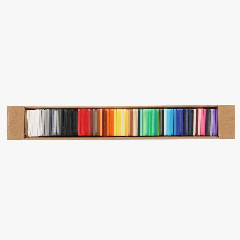 

Bambu Lab 3D Printing Consumables Color Card 24x24mm 80pcs Select Your Preferred Type And Color for Enhanced Printing Experience