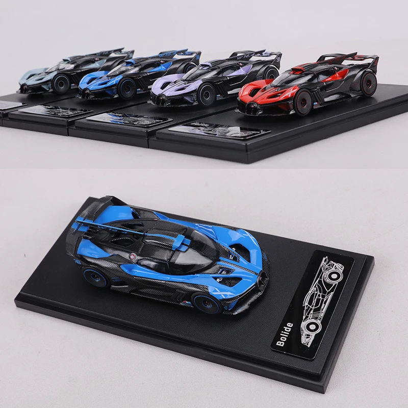 RM MODEL 1:64 Bugatti Bolide Supercar Static Simulation Die Cast Vehicles Collectible Model Car Toys