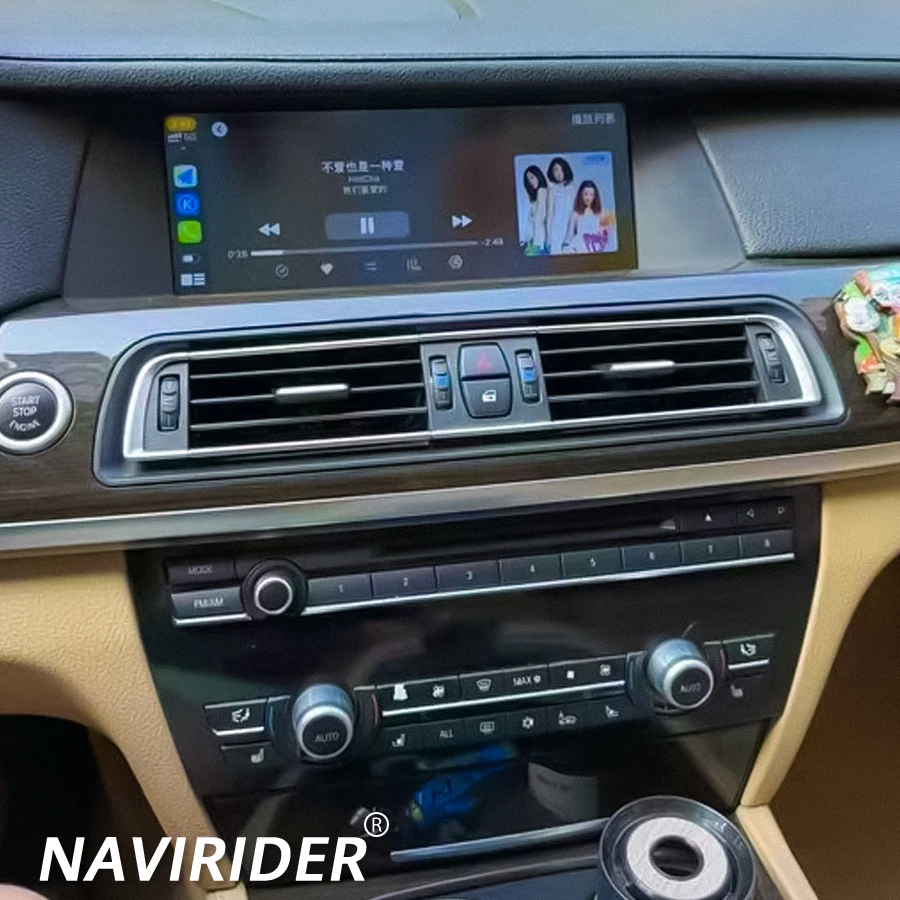 Android 14 Video Player For BMW 7 Series F01 F02 2011 - 2017 CIC NBT System Auto Qled Screen GPS Navigation DSP Car Radio Stereo