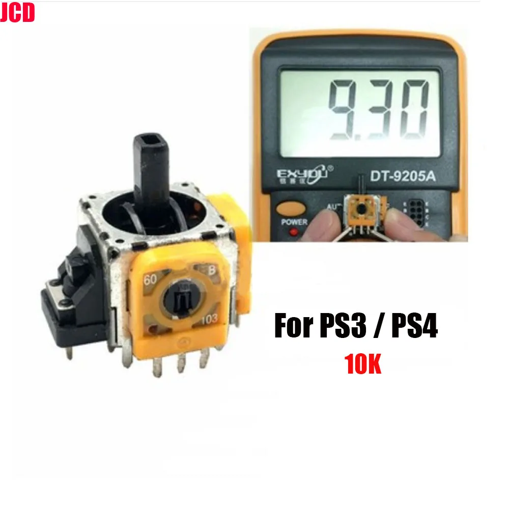 وحدة استشعار عصا التحكم التماثلية لـ PS5 ، PS4 ، وحدة تحكم PS3 ، استبدال مقياس الجهد الإبهام ، عصا التحكم 3Pin ، 1 ks
