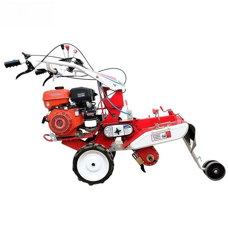 4WD Front Rotary Mini Tiller Multifunctional Farm Ditching Scallion Hiller Garden Cultivator For Small Farm Orchard Use