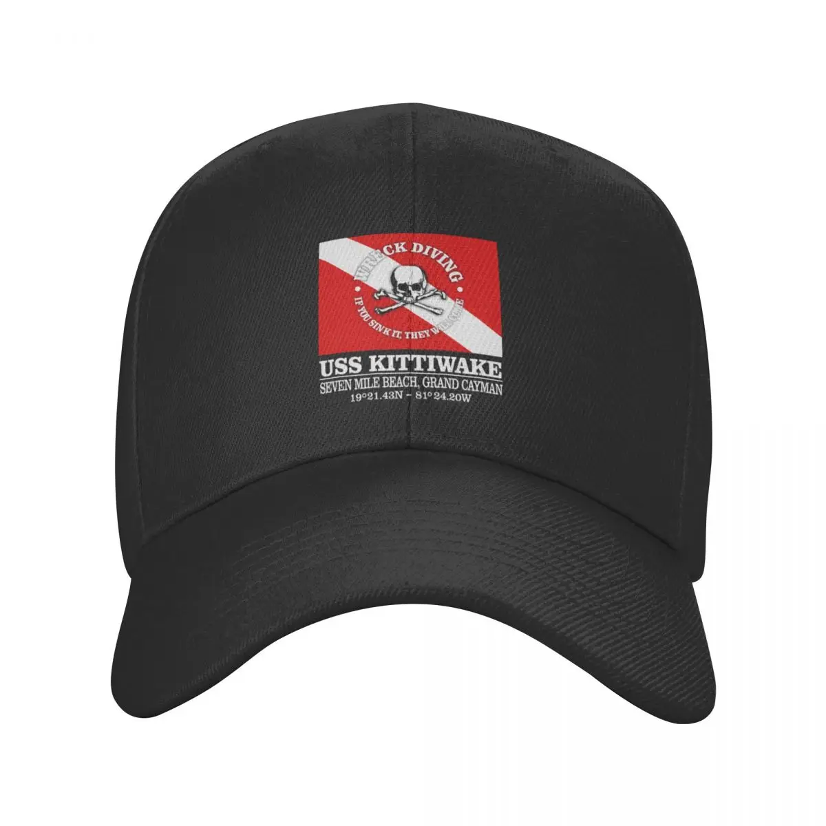 Kittiwake (best wrecks) Baseball Cap Big Size Hat Military Tactical Cap Luxury Hat Men's Caps Women's