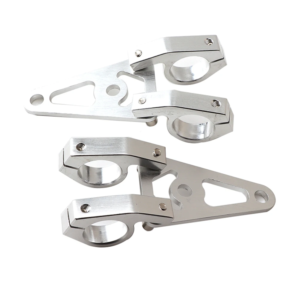 

‌CNC Silver Headlight Mount Bracket for Honda for Monkey 26-30mm Front Fork Tube Motorcycle Parts Fit 25-35mm Clamp