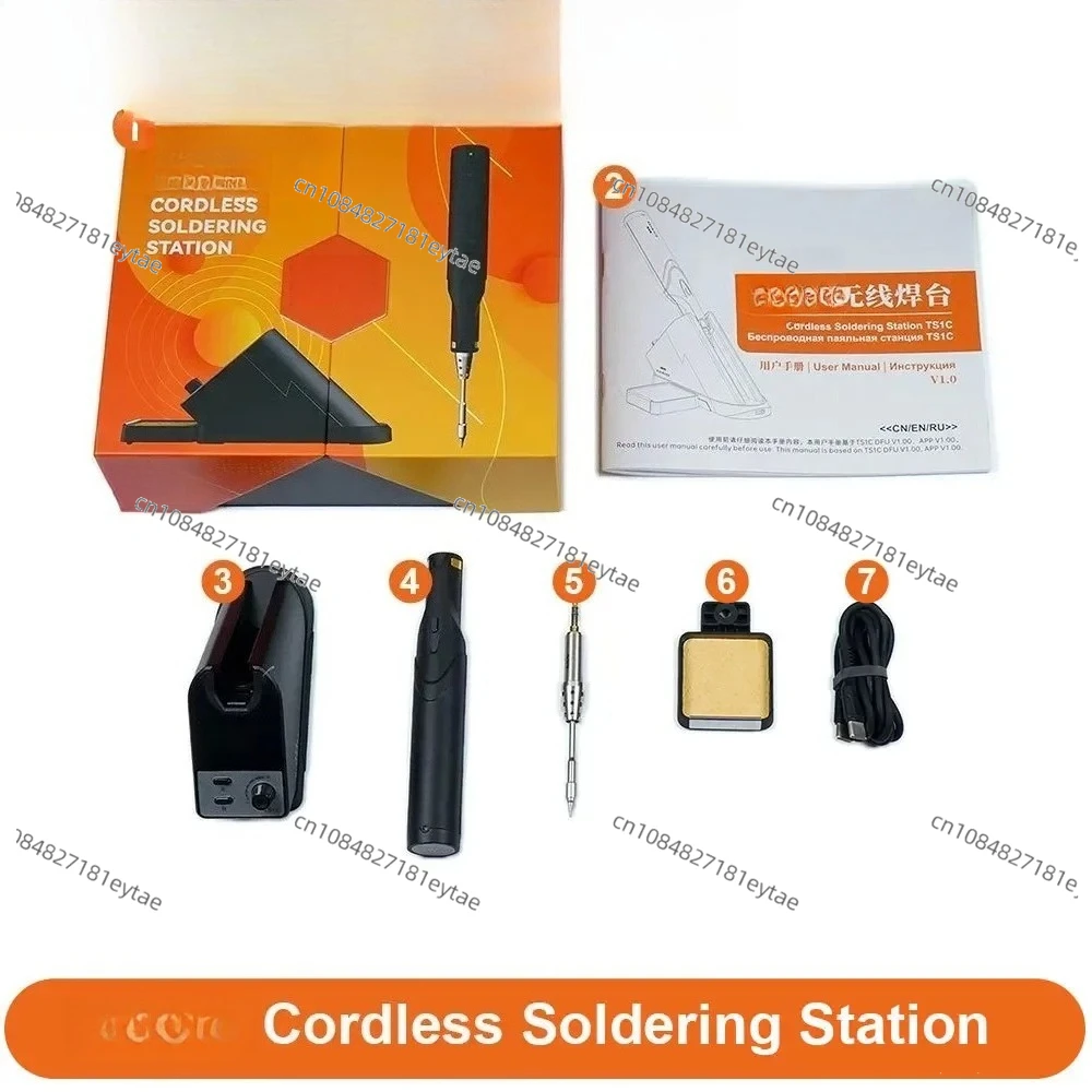 Беспроводная паяльная станция 45 Вт Bluetooth 4.2 Инструмент для ремонта суперконденсаторов