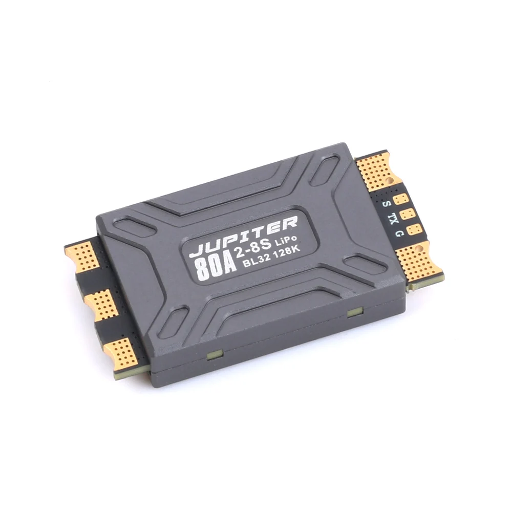 

SKYSTARS JUPITER SL80 80A Single ESC BLHeli_32 2-8S Support Current Sensor&Telemetry 15g Lightweight FPV ESC For Racing Drones
