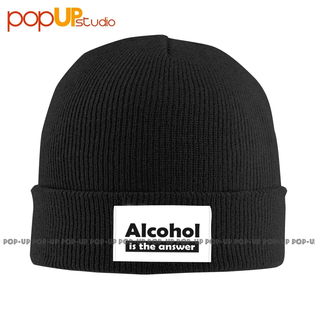 

Alcohol Is The Answer Knitted Hat Beanies Cap