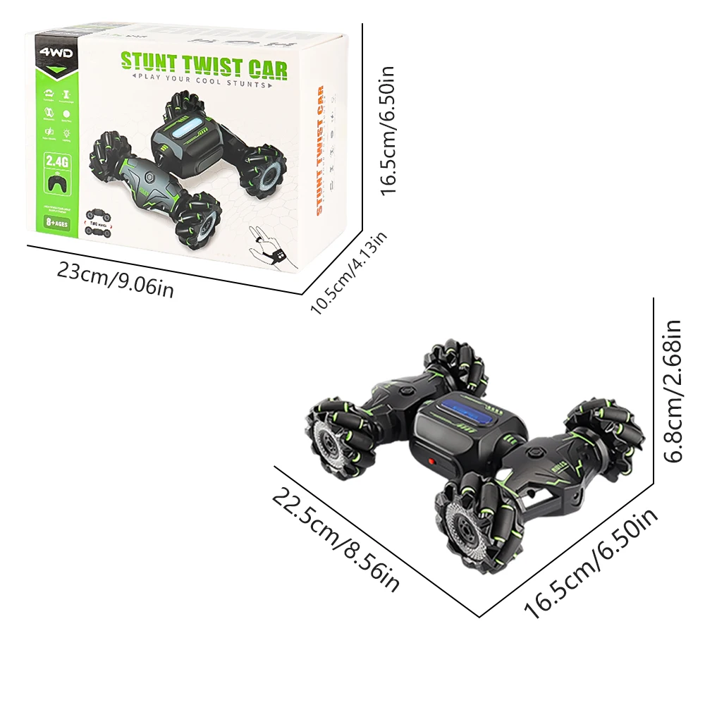 Zdalnie sterowany samochód zabawka Radio 2.4G samochody zdalnie sterowane czujnik gestów rotacji Twist Stunt Drift pojazd zabawka samochodów