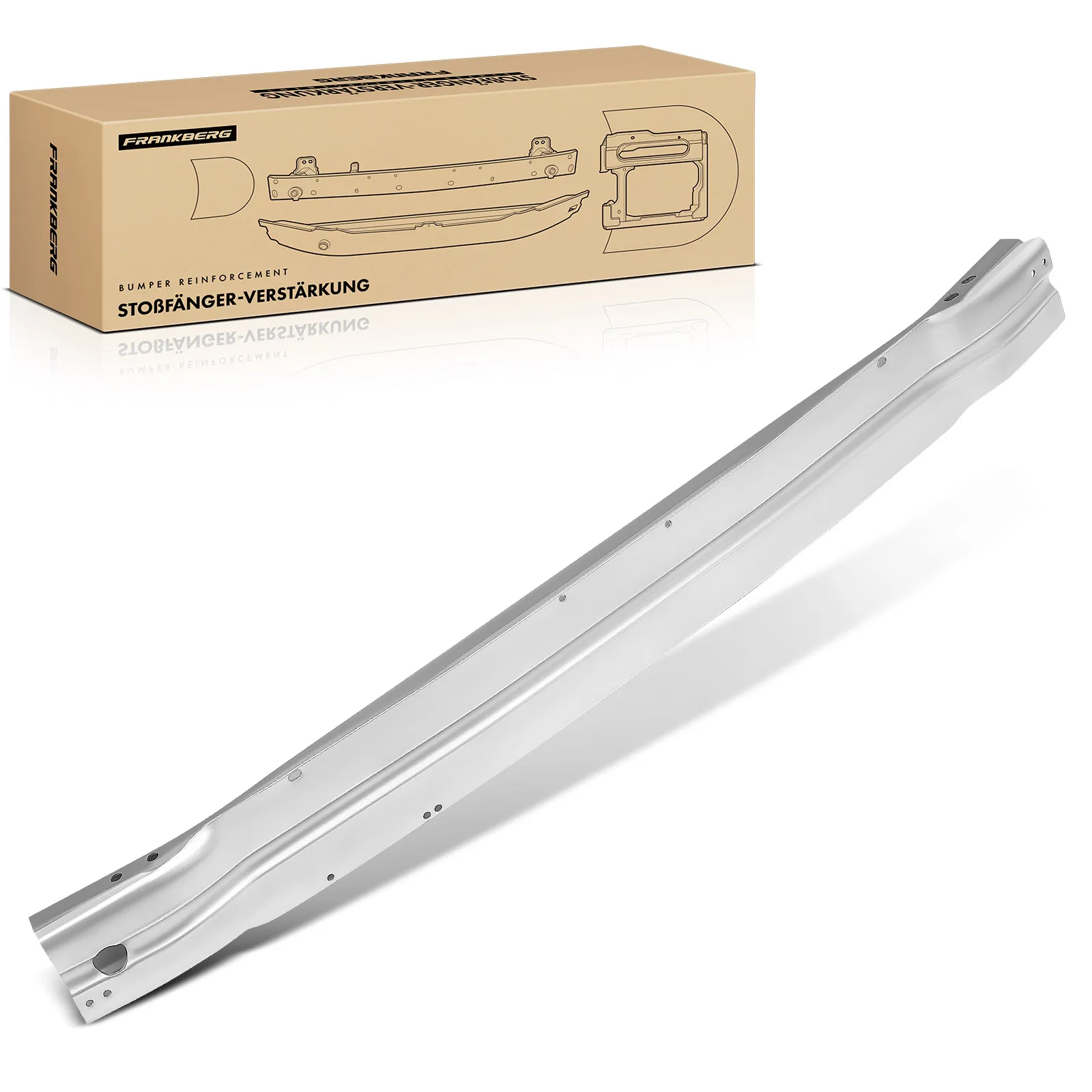 Frankberg 1x Stossfänger Stoßstangenträger Vorne Links Rechts für Audi A4 8K2 Avant 8K5 A5 8T3 8F7 AU1006121C S0987GR01BL0N