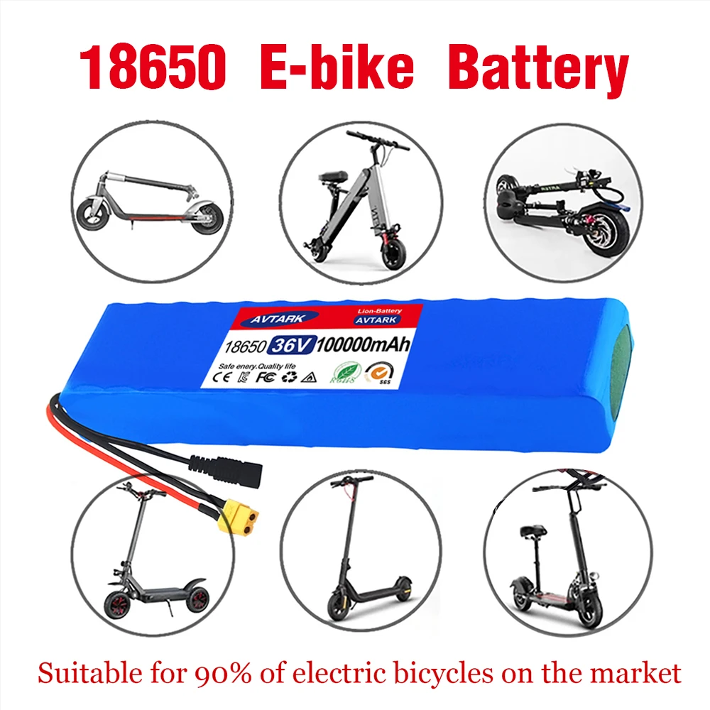 

2024 Upgrade 10S3P 36V 100000mAh 36v Electric Scooter Battery Pack 18650 Lithium M365 Electric Scooter 36v Battery Scooter