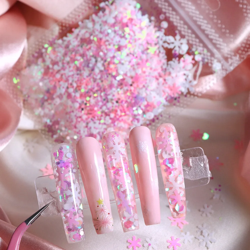 Holographic Laser Stars Sequins Glitter For Epoxy Resin Filling Shiny Pentagram Paillettes DIY Jewelry Keychains Crafts Making