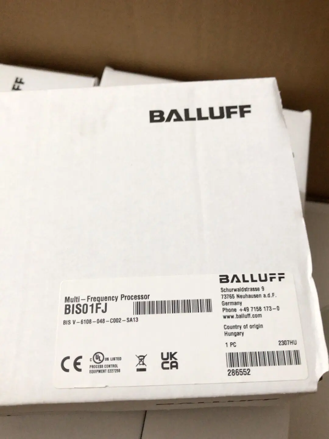 New Original Unopened Balluff BIS01F2 Multi-frequency Evaluation Unit Module BIS V