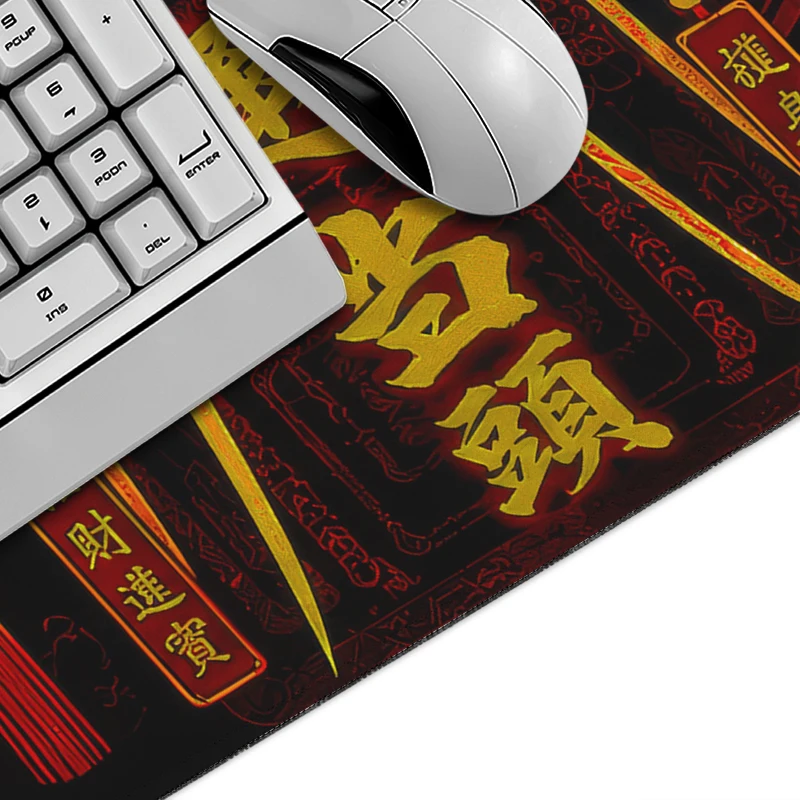 Chinese Lucky Charm Mouse Pad Gamer XL HD Custom Large Mousepad XXL Desk Mats Office Soft Office Accessories Mouse Mats