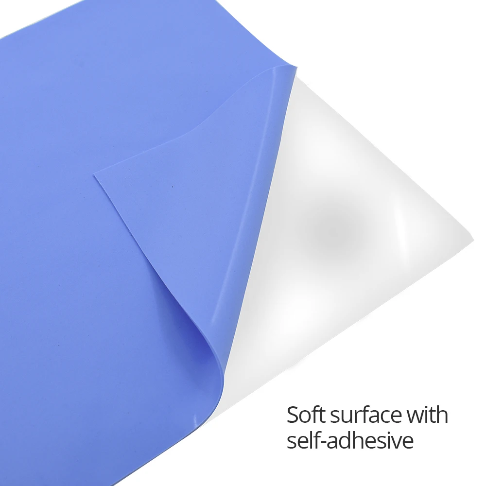 TISHRIC GPU CPU Conductive Silicone Heatsink Thermal Pad 0.5mm 10*10 PC Fan Cooling Heat sink Grease Paste Cooler