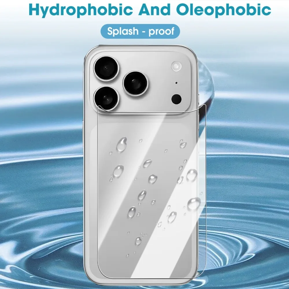 Tempered Glass Front&Back Screen Protectors for IPhone 17 Air 17 Pro 17ProMax HD Clear Anti-scratch Full Cover Film for IPhone17