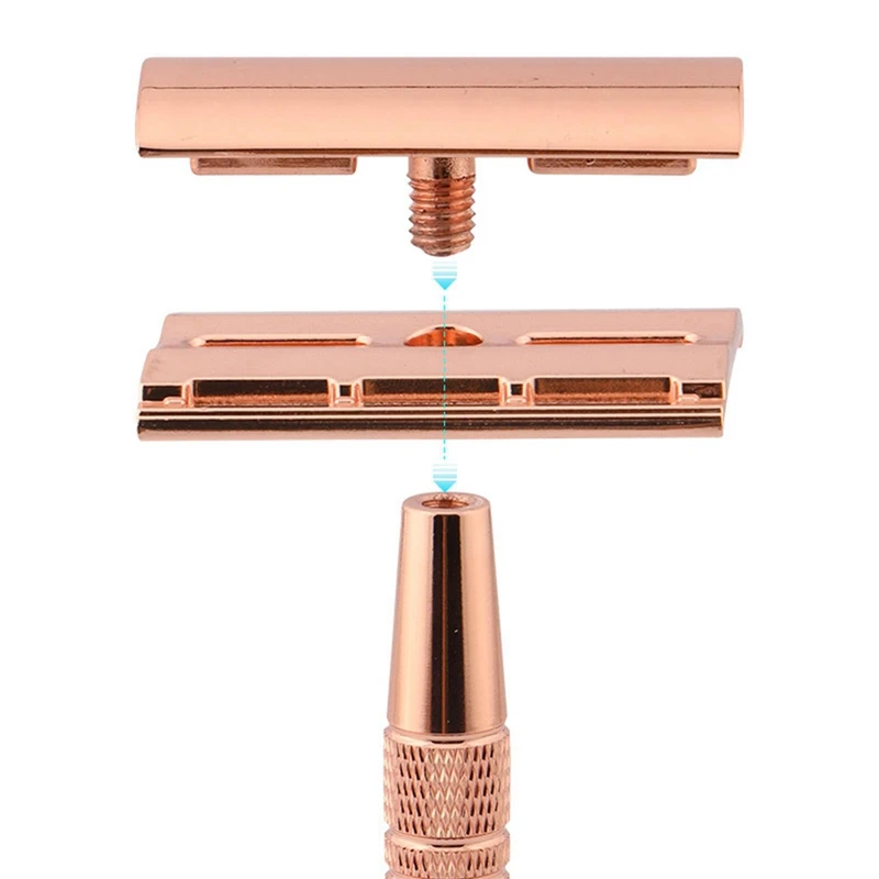 Replaceable Men Safety Razor, Double Edge Safety Razor, Reusable Metal Razors For Men