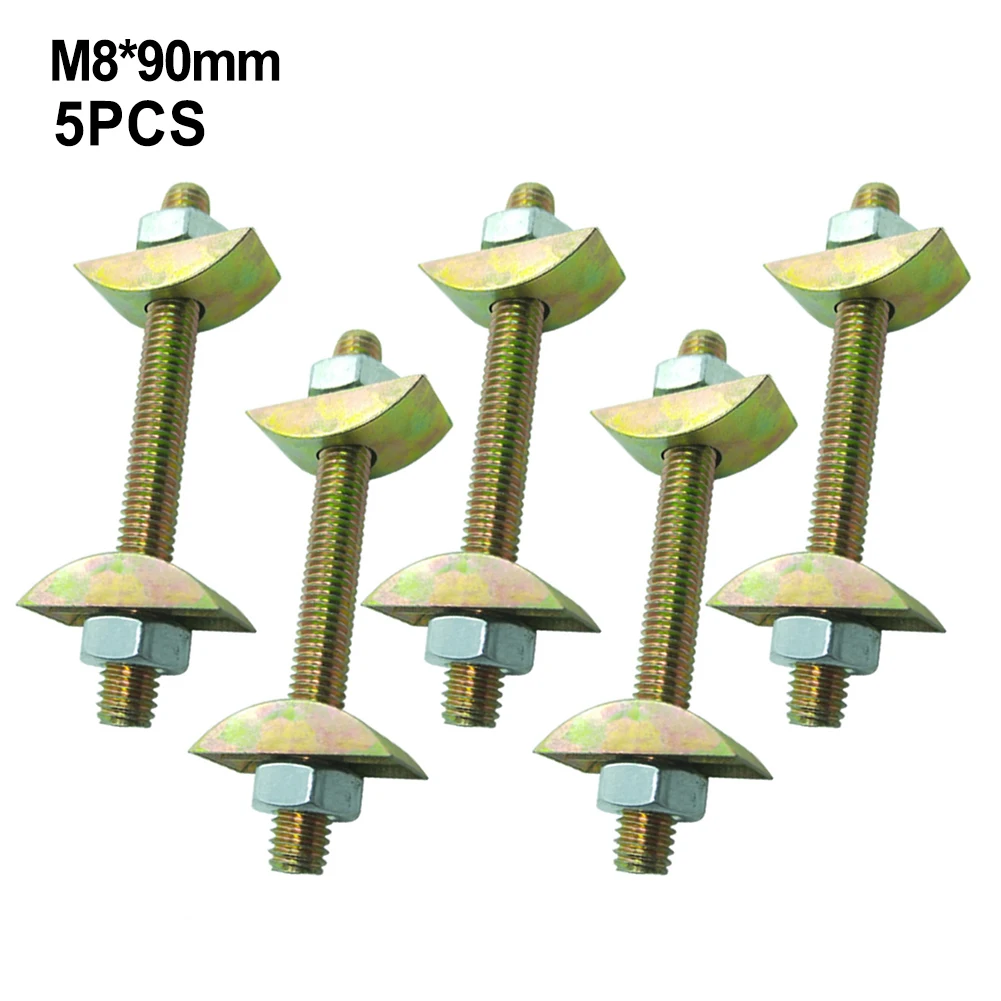 5pc Screw Nut Bolt Kit Toggle Bolt For Compact Laminate Worktop Connecting Bolts Furniture Accessories Bed Fixing Connector