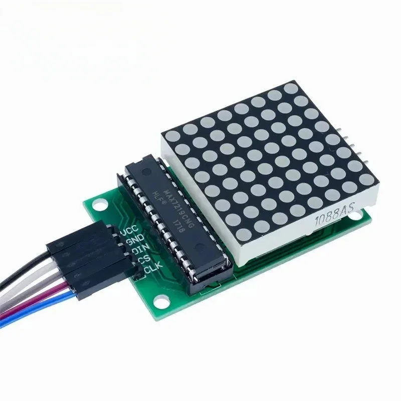 10PCS MAX7219 8*8 Dot Matrix Module Microcontroller Display Module MCU LED Display Control Module for Arduino 5V