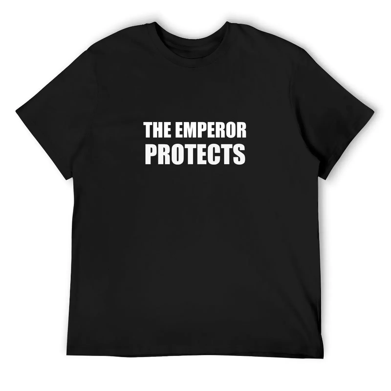 The Emperor protects T-Shirt anime stuff plain graphic t shirts Blouse funny t shirts for men