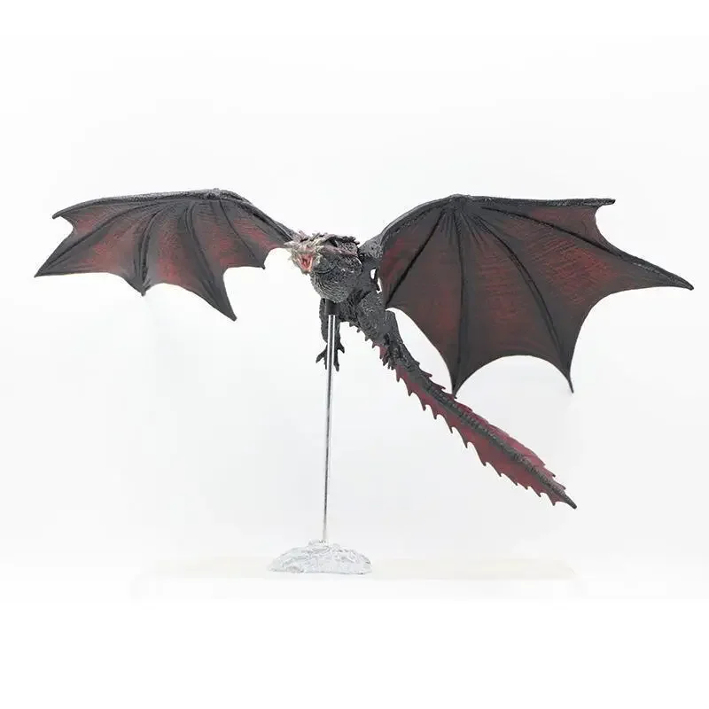 High Quality Game Of Thrones Frost Wyrm Viserion Black Dragon Movable Action Figure Model Toys Desk Decor Funny Chidren Gift Toy