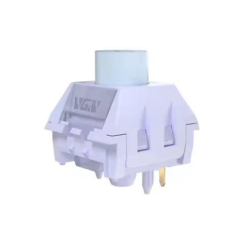 Kailh Box Aurora Ice Cream Switch 5 Pins Linear POM Purple Double Spring 40g RGB Light Guide Custom Mechanical Keyboard Switches