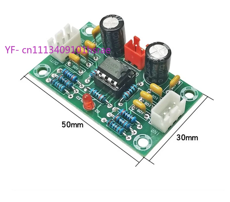 NE5532 Tone Preamplifier Op Amp Module 5x Gain Wide Voltage