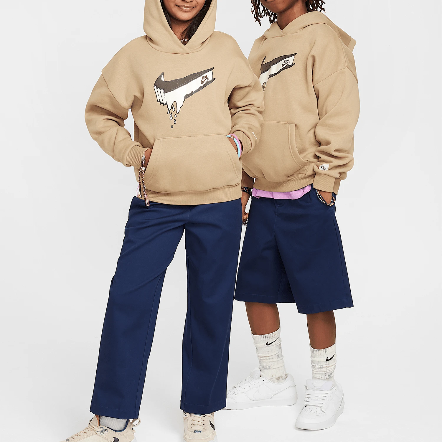 

Оригинальная толстовка Nike New Big Kids' Casual Leisure с капюшоном HF8801-297