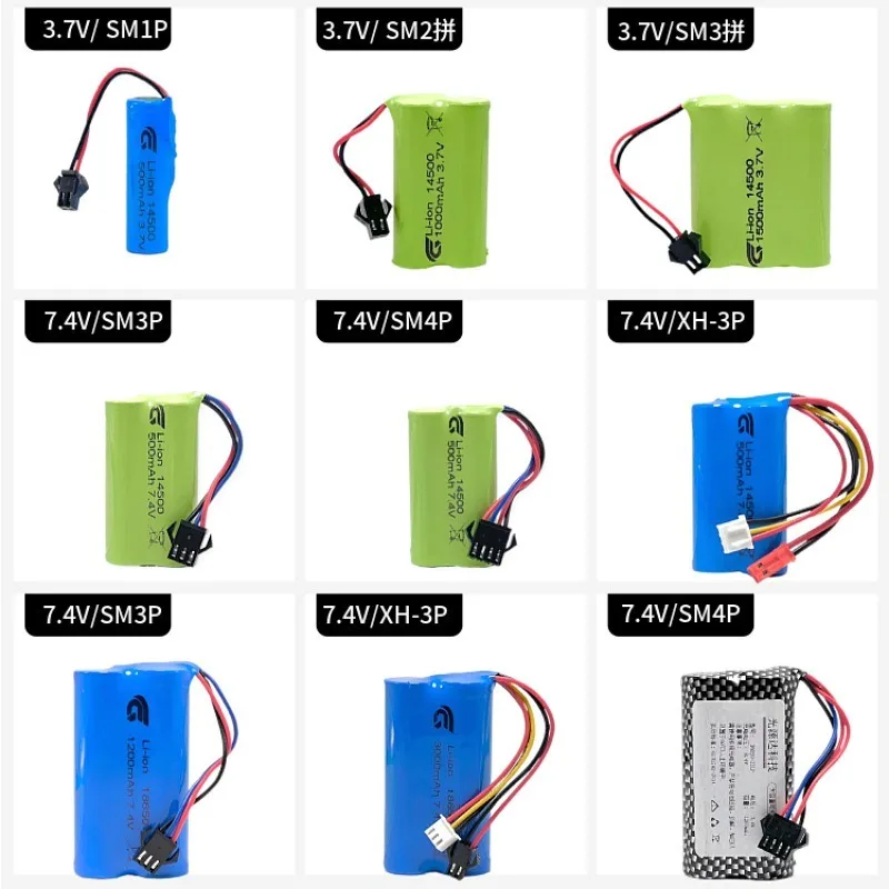 High quality 7.4V 1500mAh 18650 Rechargeable SM-4P3 Lithium Battery for Excavator 2 Battery Cells Energy Storage Battery