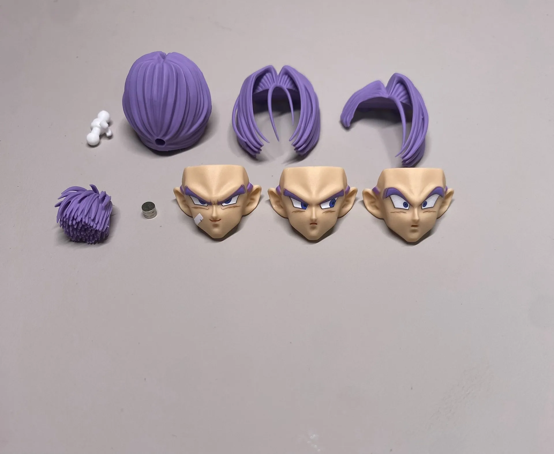 【كو إعادة إنتاج】متوفر في المخزون Air&Hm Trunks Air013 014 015 Headsculpts Dragon Ball Z مجموعة إكسسوارات الشعر على شكل شخصية ألعاب هدايا #2