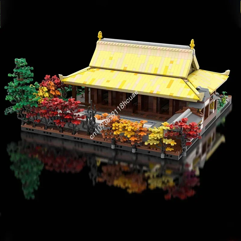 4286 деталей MOC: Конструктор «Храм Дзен» – Пластиковая Рождественская Игрушка-Подарок, Развивающая Творческие Навыки STEM/STEAM, Развитие Моторики