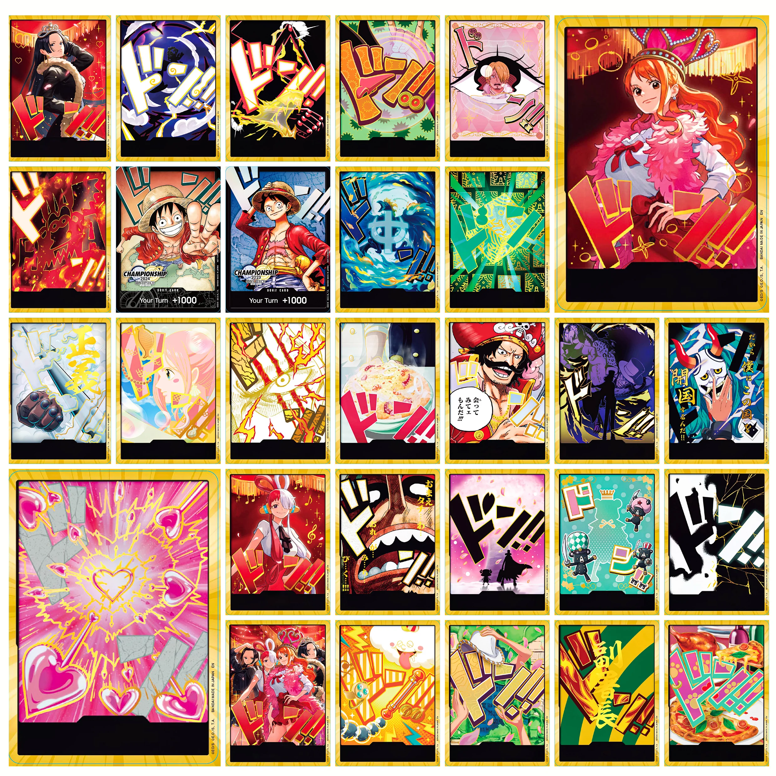 Latest Chapter OPCG One Piece Don!! Card 10Pcs/Set Heroines Edition NAMI-G Nami The Best 2-Premium Shanks Boa Hancock Gold Foil