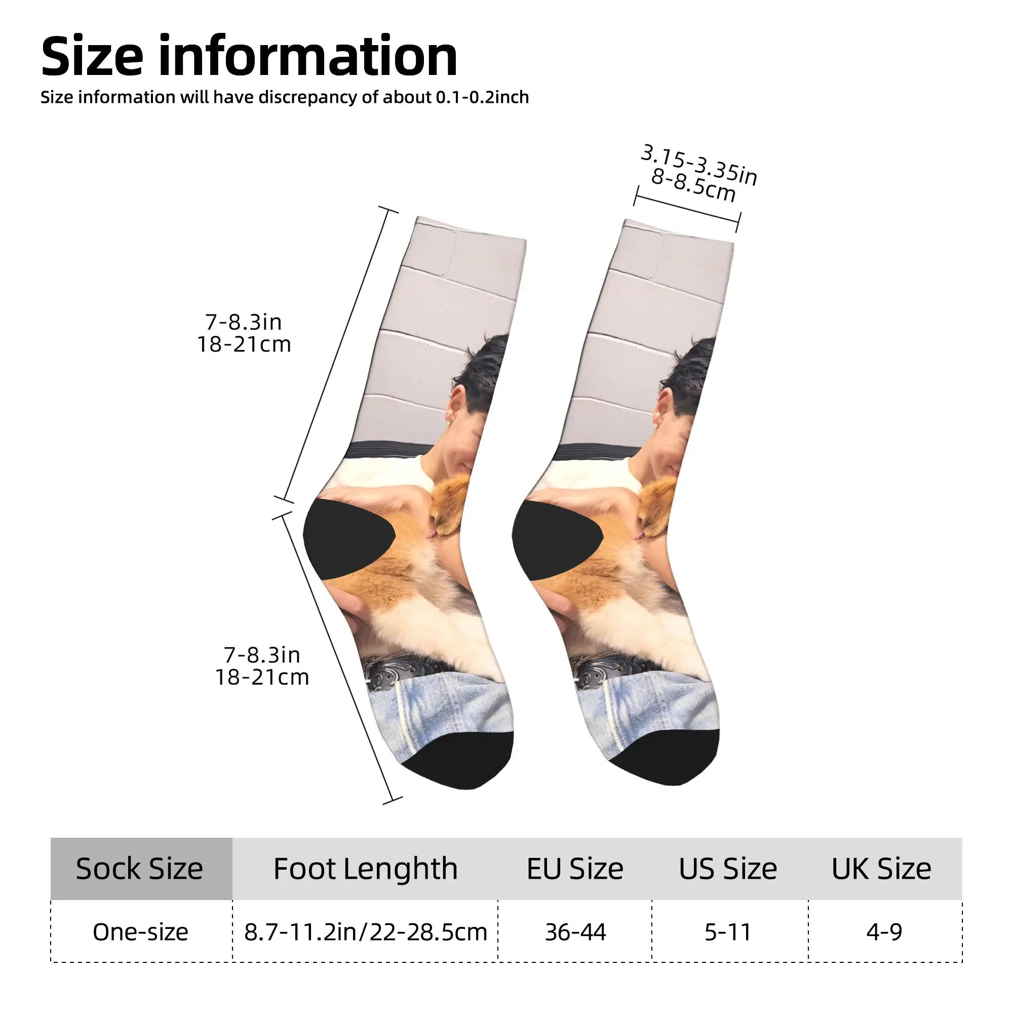 Malachi Barton Meias Casuais Outono Antiderrapante Unissex Homens Meias Quentes Design Macio Meias de Skate