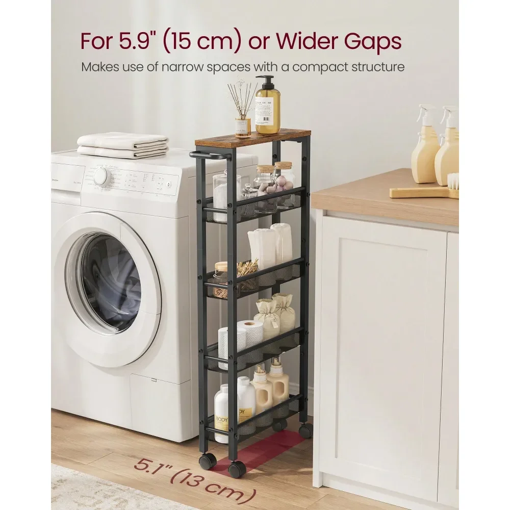 Slim Rolling Cart, …