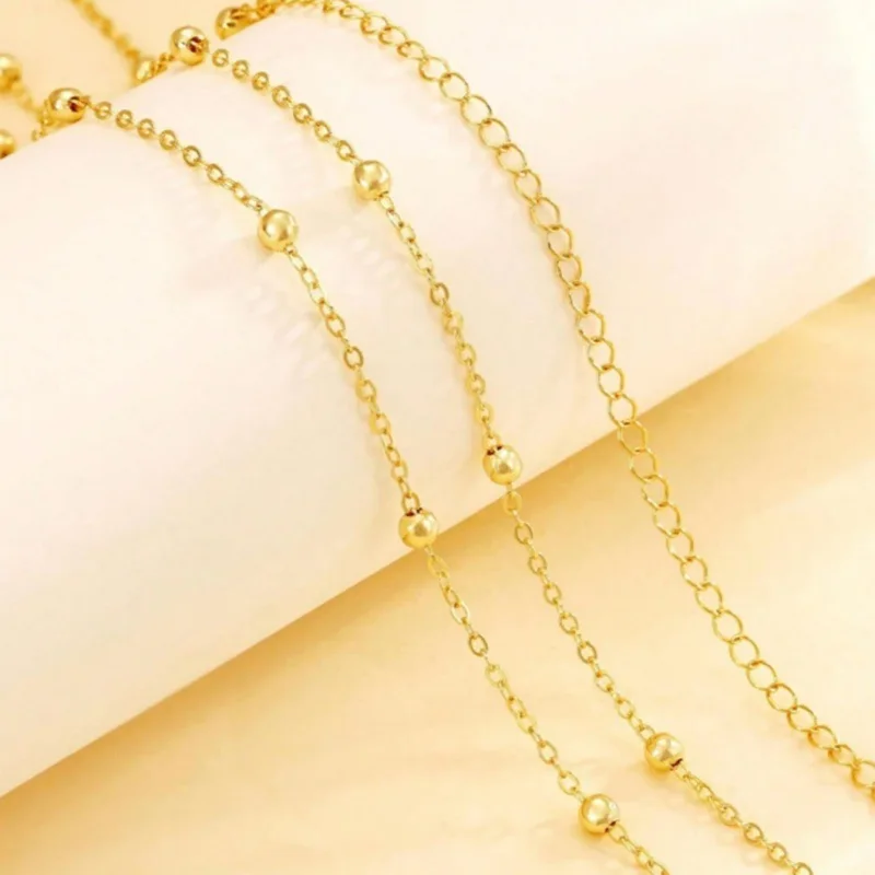 Stainless Steel Lariat Body Chain Gold Plated Dainty Long waist chain Laryered For Women Girls