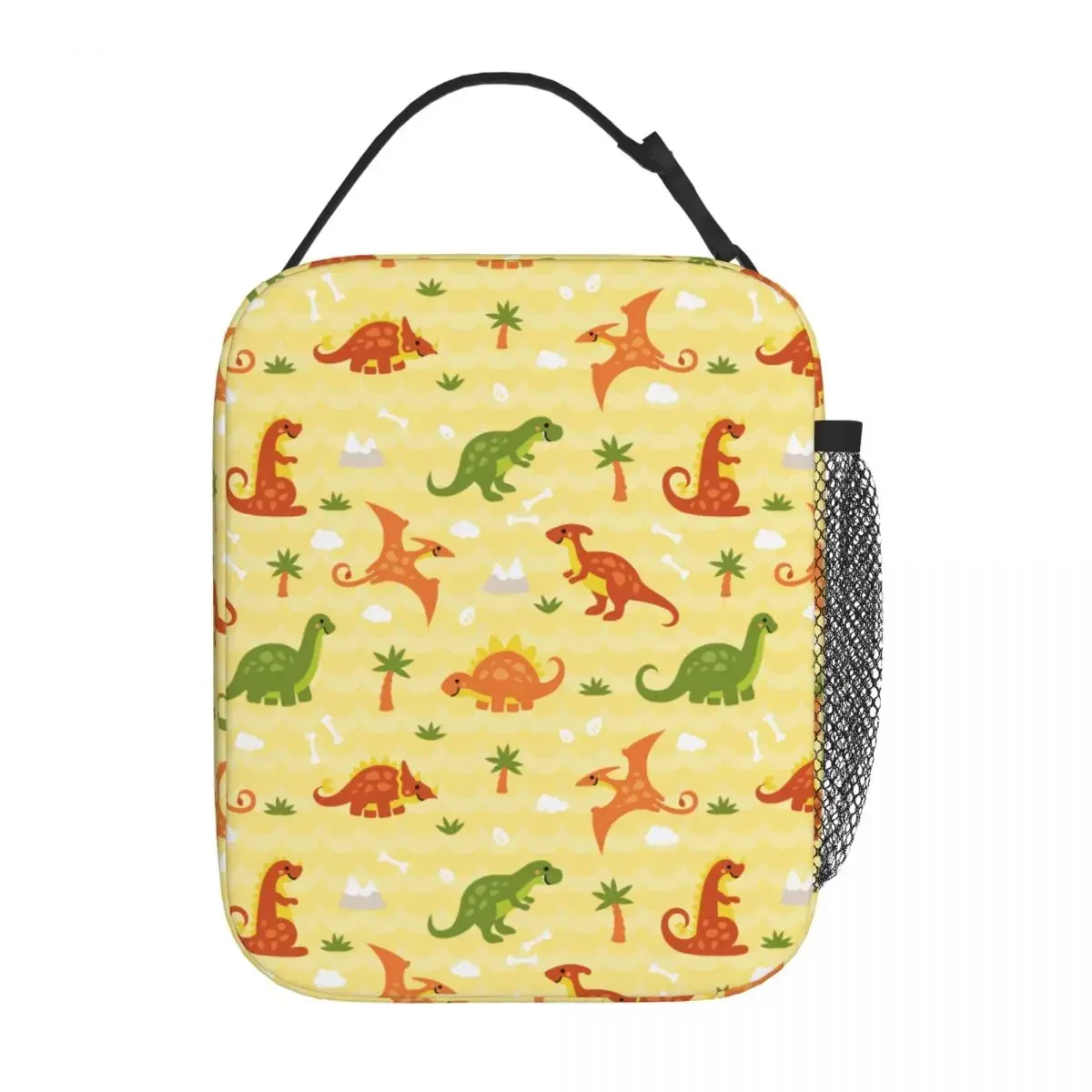 Kids Cute Dinosaur World Merch Insulated Lunch Bag for School Food Box Portable Unique Design Cooler Thermal Bento Box