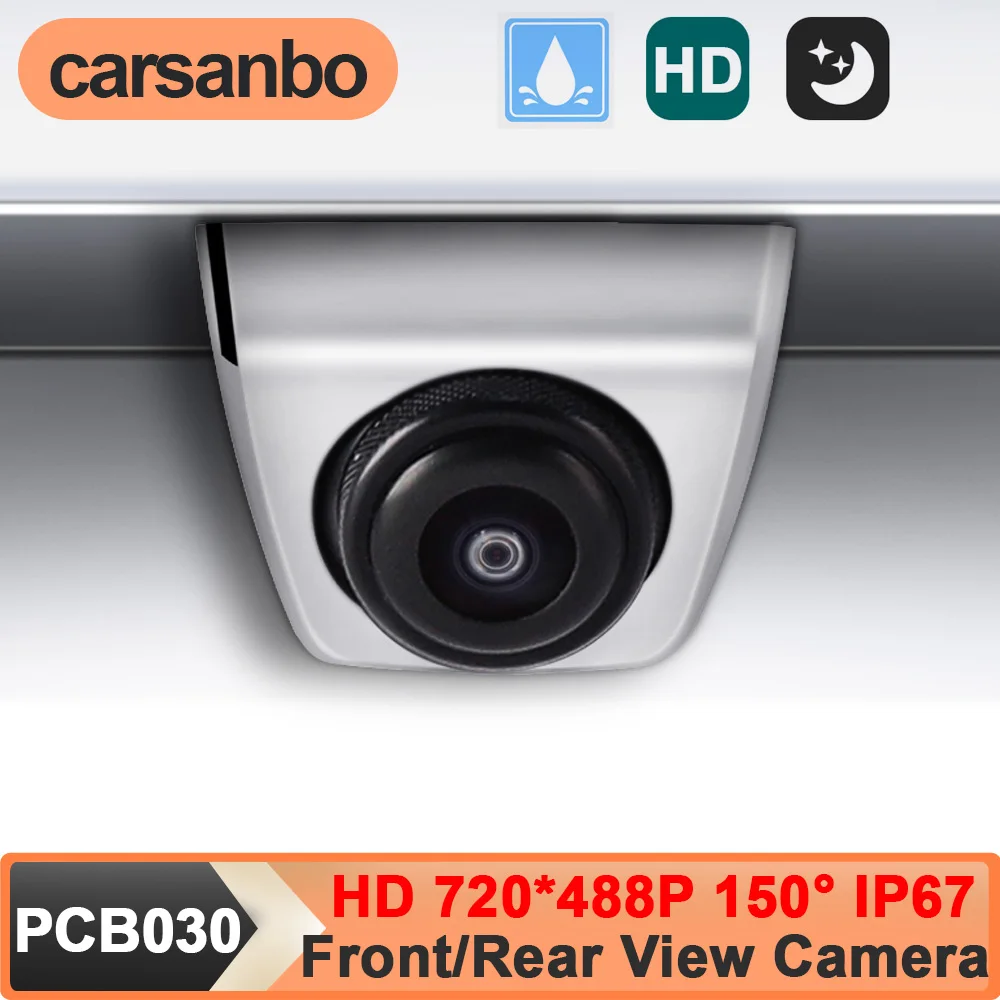 カーサンボ-ccd-720-488-150-°-反転バックアップカメラ、定規線角度調整機能付き、ip67防水、ナイトビジョン、フロントビューカメラ
