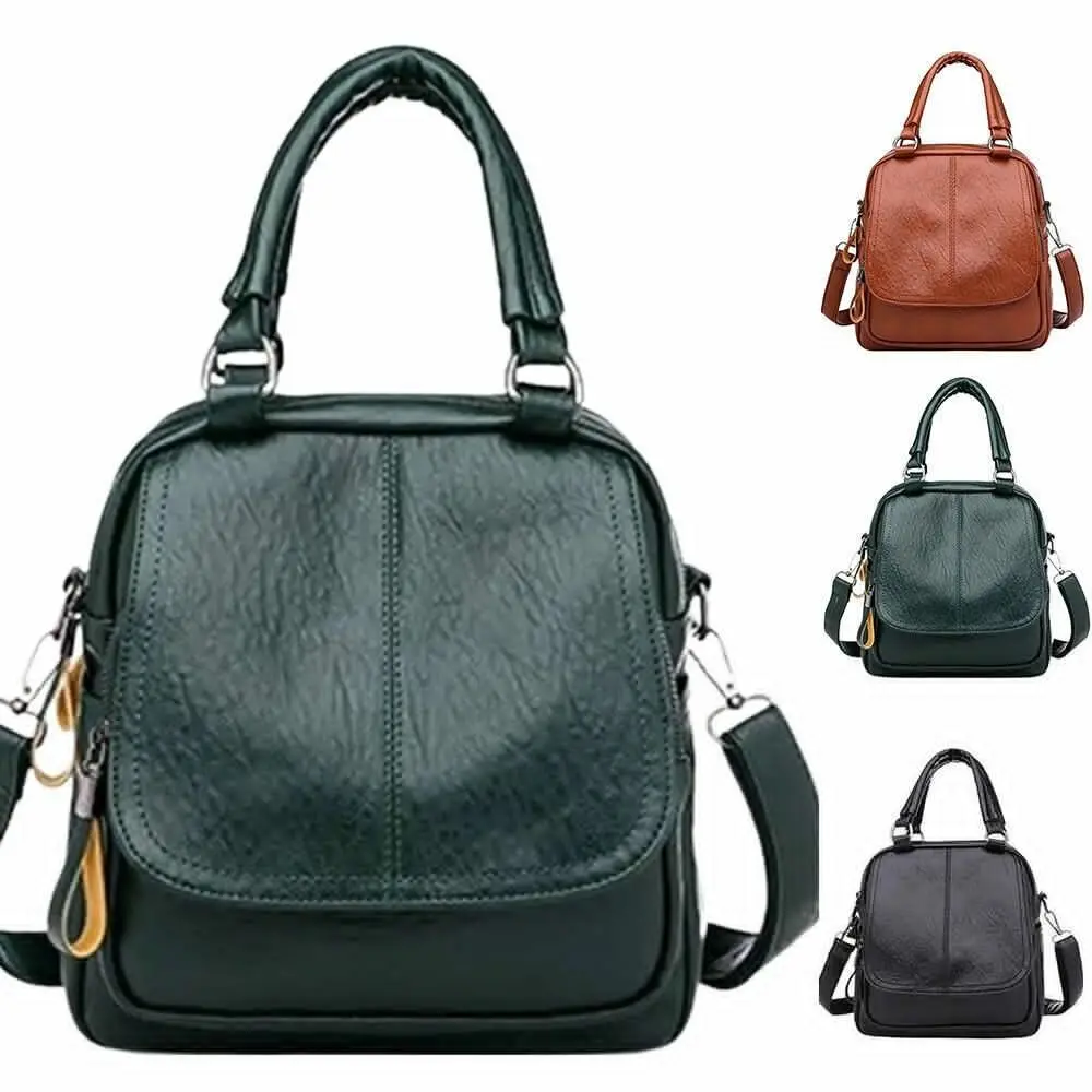 

PU Leather Cross Body Bag Handbag Ladies Backpack Shoulder Bag Anti-Theft Bag Travel Satchel