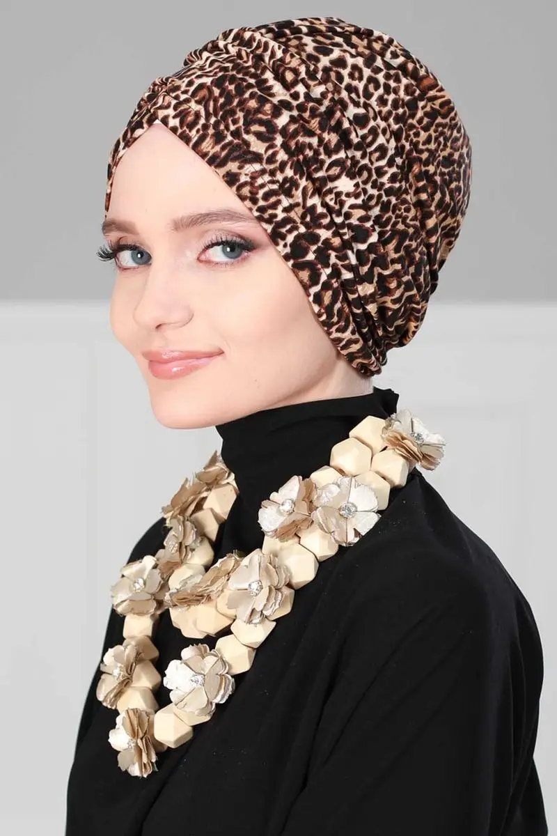 Motif léopard Hijab os