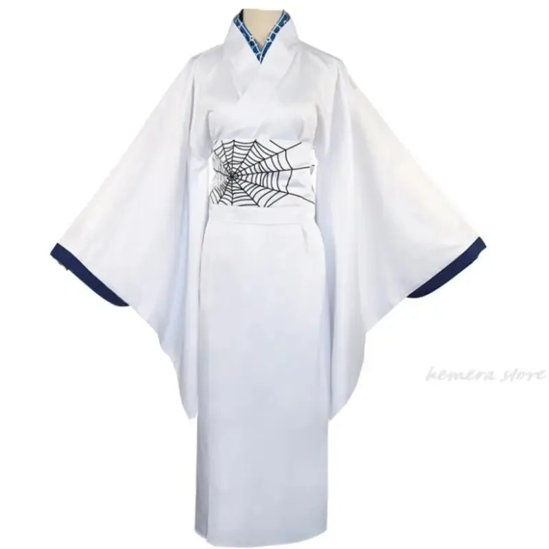 أنيمي شيطان القاتل كيميتسو لا يابا العنكبوت روي الأم شقيقة تأثيري حلي الباروكات أزياء الهالوين فستان الحفلات الملابس