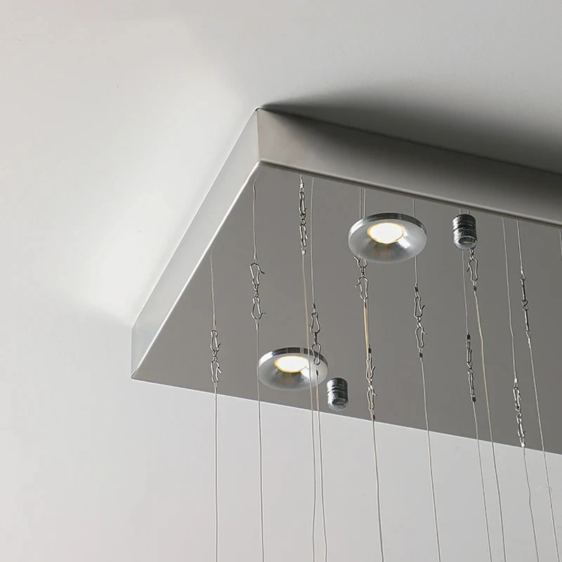 Modern Luxury Crystal Led Chandelier Large Home Design Flower Shaped Crystal Decorative Lighting Fixture For Restaurant Barl