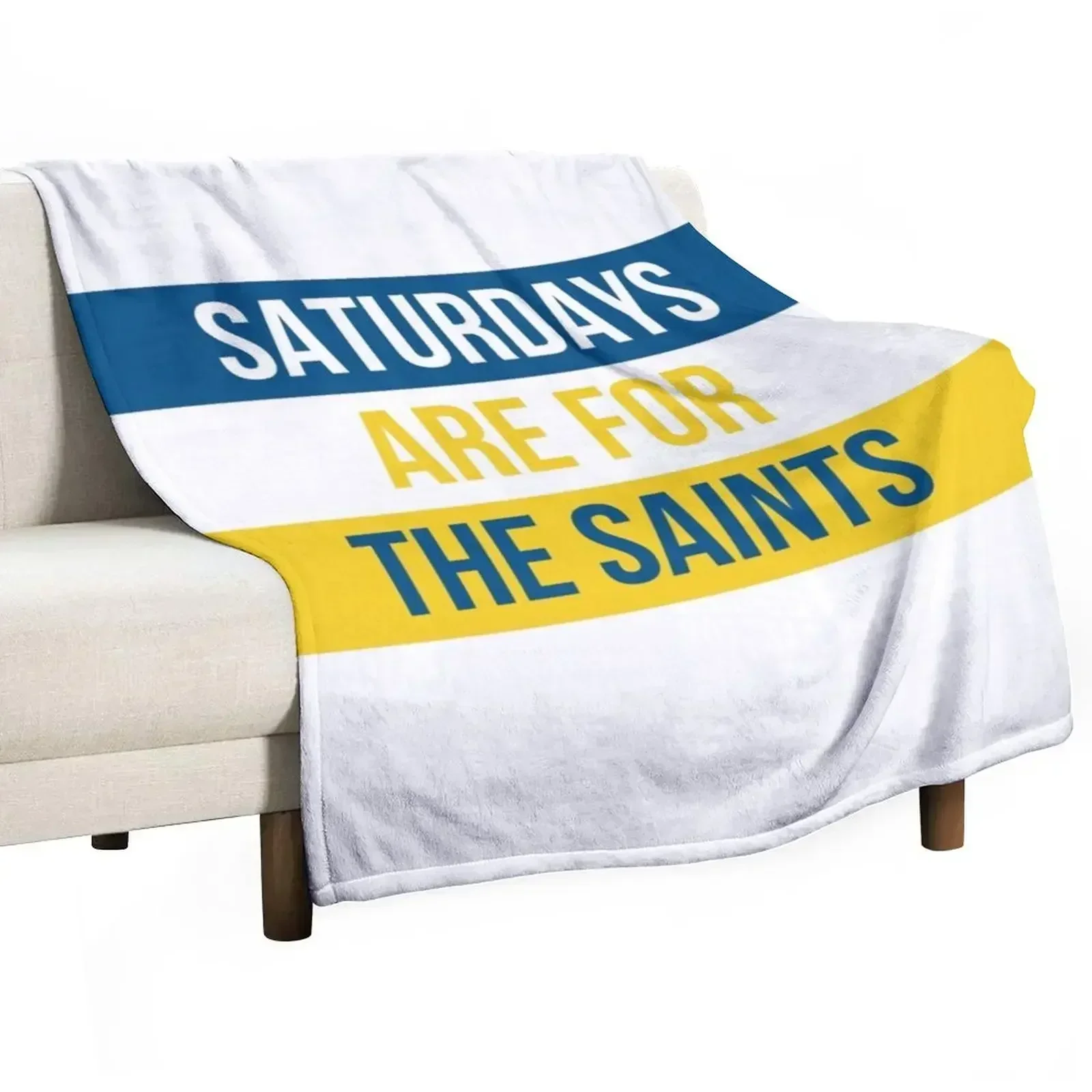 

Saturdays are for the Saints - Siena Heights University Throw Blanket Decorative Sofa Blankets For Bed Blankets