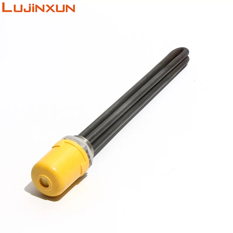 Os calefatores elétricos da água do elemento de aquecimento de lujinxun dn25 (1 ") parte 3kw/6kw/9kw/12kw 220v 304sus com óleo verde