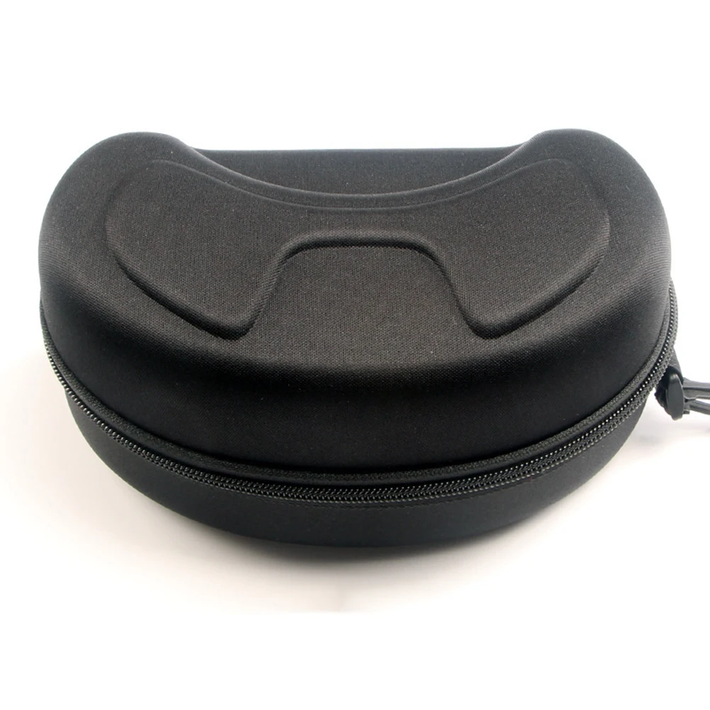 

Ski Snowboard Goggles Box Black Large Size Eva Shockproof Protective Case Portable Storage Zipper Carrying Case Snow Sport