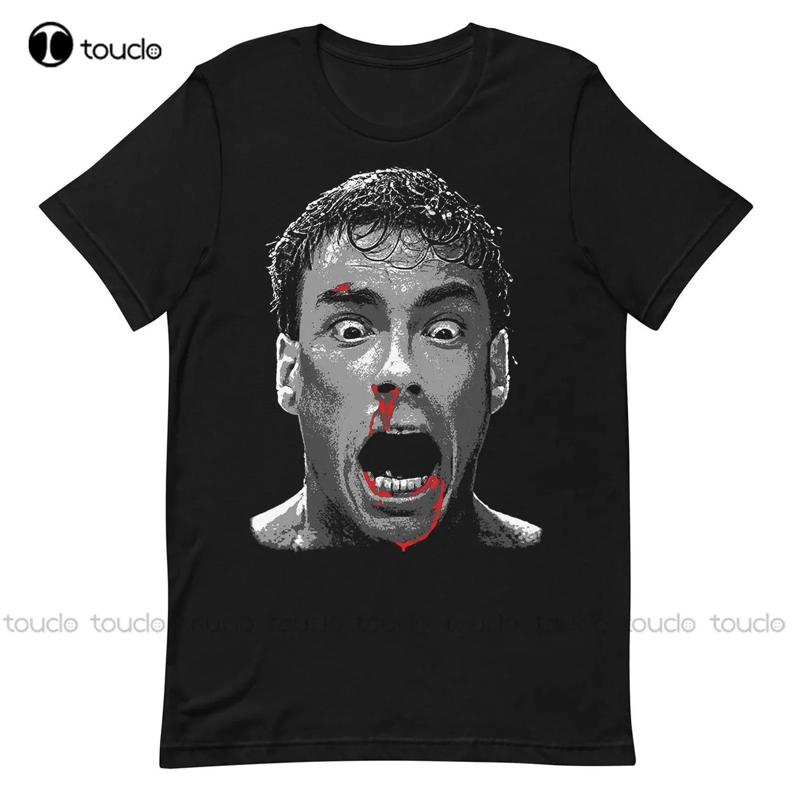 Sandy Vision Bloodsport Jean Claude Van Damme T-Shirt 80S Shirt Custom Aldult Teen Unisex Digital Printing Tee Shirts Xs-5Xl