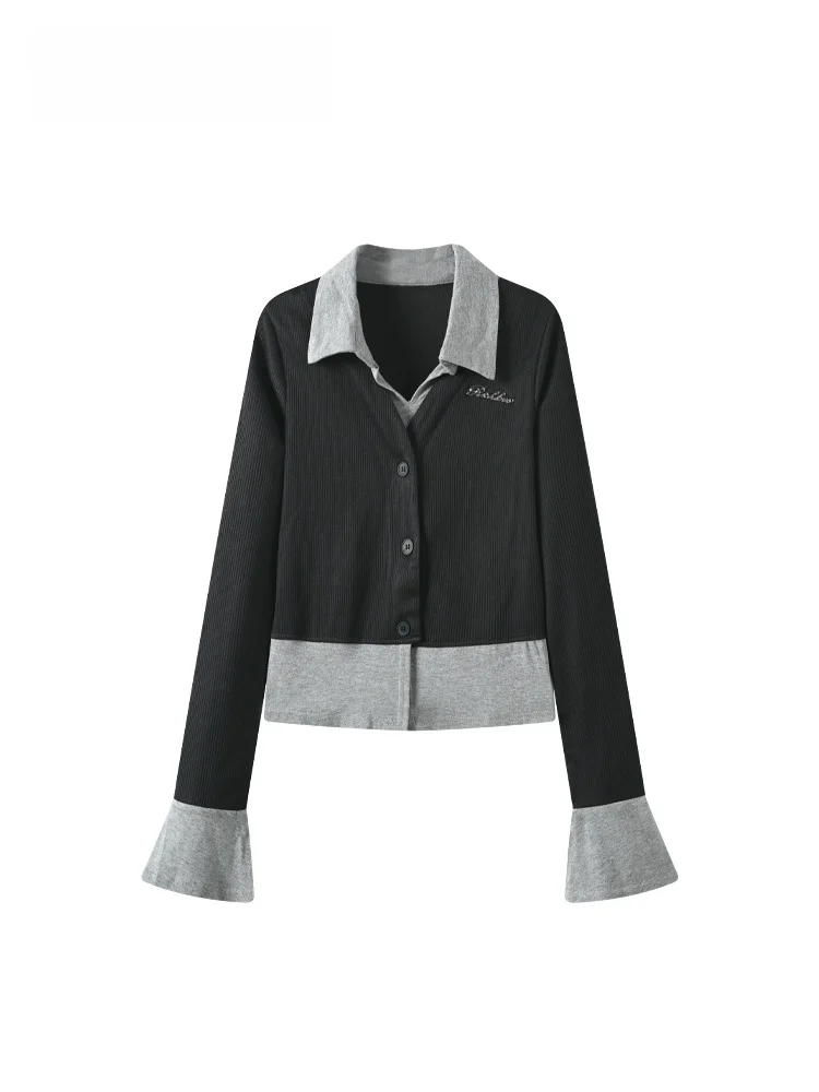 

Loose Ne Long Sve Knitted Sweater for plus Size Women Spring Faionable Versatile Casual Sle Cotton Polyester Blend