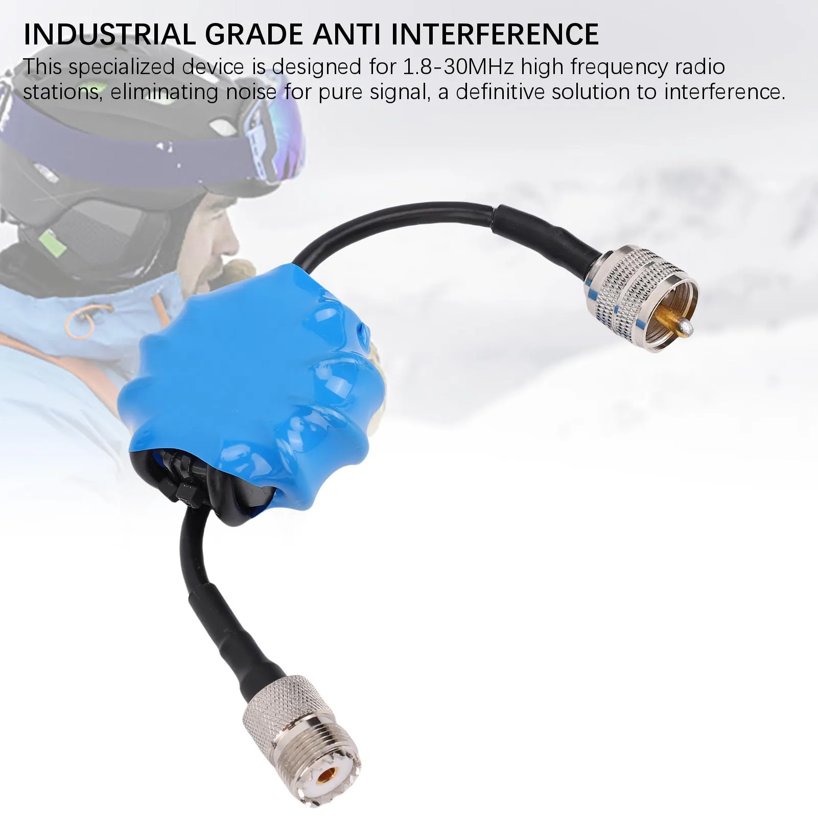 EM-25 حلقة مغناطيسية على الموجات القصيرة لراديو الموجات القصيرة 1.8-30 ميجا هرتز HF قمع الوضع المشترك الحالي المضاد للتدخل