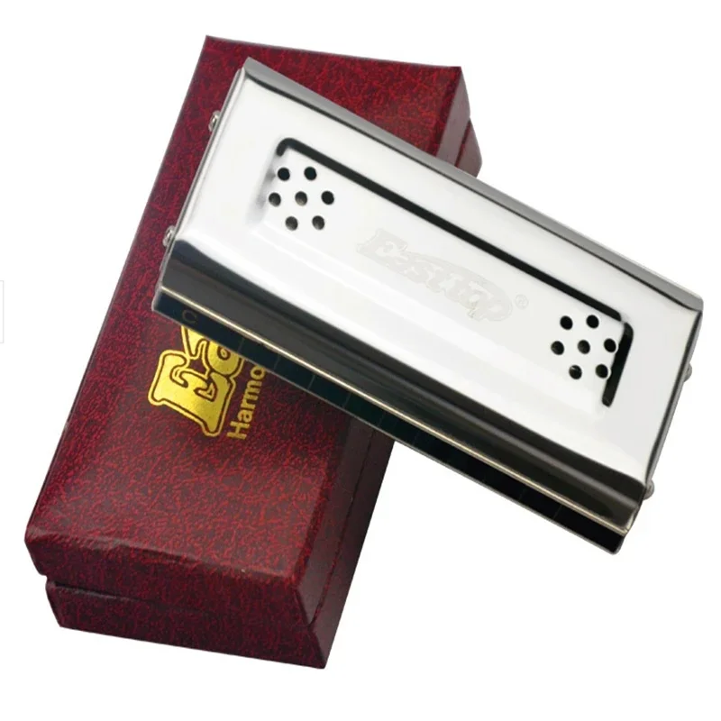 EASTTOP Diatonic Harmonica (with both C and G keys), musical instrument, mouth organ, 10 hole diatonic T10-2