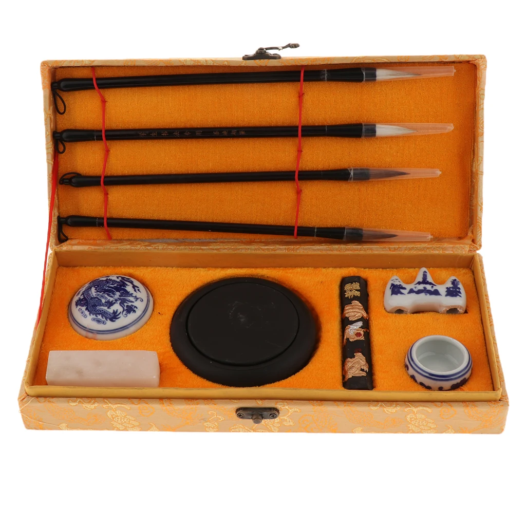 Ensemble de calligraphie traditionnelle pour débutants, ensemble d'écriture de calligraphie
