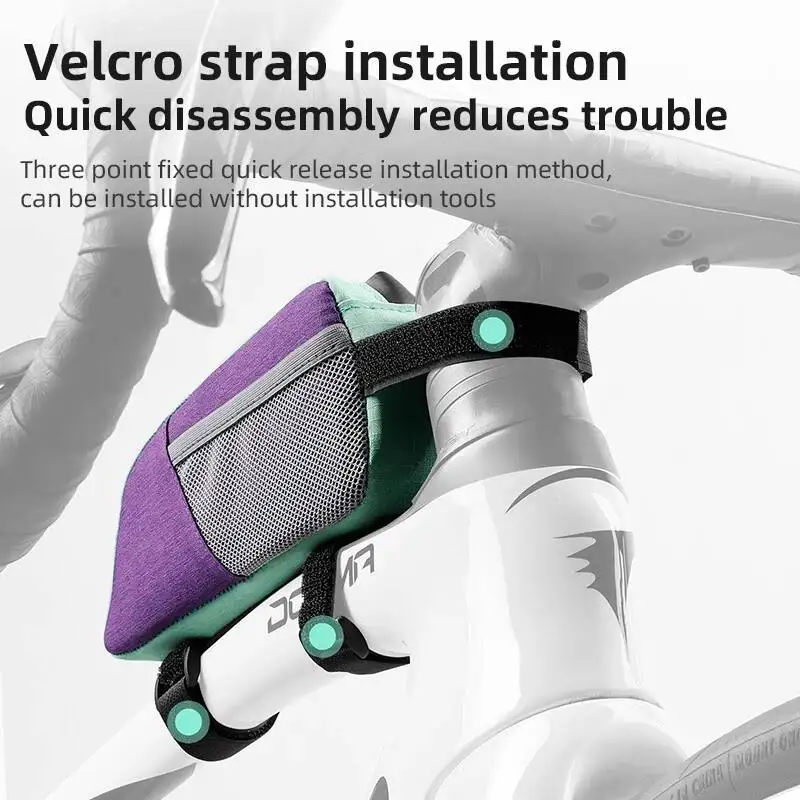 

ESLNF Colorful Top Tube Mountain Road Bike Outdoor Cycling Bag Bicycle Accessories